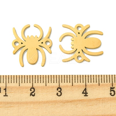 201 Stainless Steel Connector Charms STAS-U003-03G-1