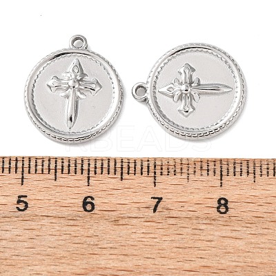 304 Stainless Steel Pendants STAS-P432-01F-P-1