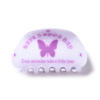 Butterfly Pattern PVC Claw Hair Clips LS-PHAR-M013-02A-1