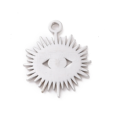 Tarnish Resistant 304 Stainless Steel Pendant Cabochon Settings STAS-G287-17P-1