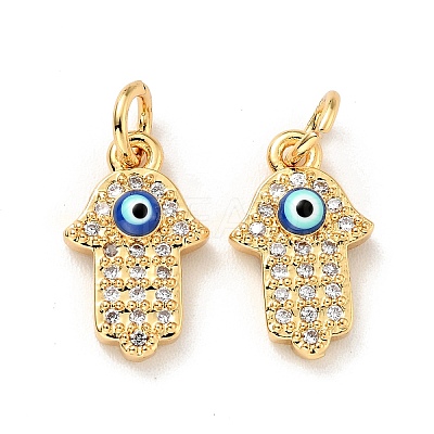 Eco-friendly Brass Micro Pave Clear Cubic Zirconia Pendants LS-KK-D080-33G-1