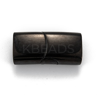 316 Surgical Stainless Steel Magnetic Clasps with Glue-in Ends STAS-F269-01B-1