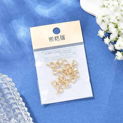 SHEGRACE Brass Ice Pick Pinch Bail XGR0037G-81G-1