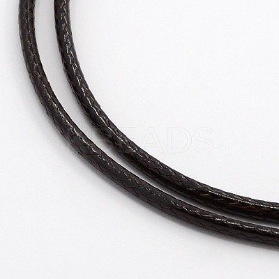 Waxed Cord Necklace Making X-MAK-F003-07-1