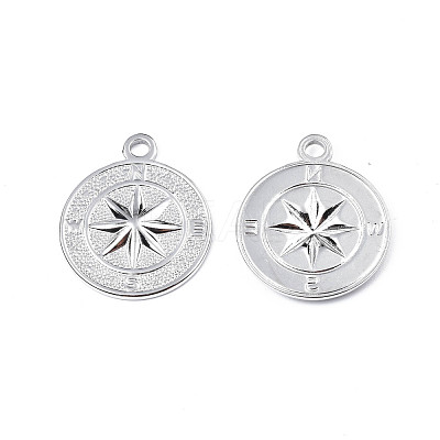 Non-Tarnish 304 Stainless Steel Pendants STAS-T063-187P-1