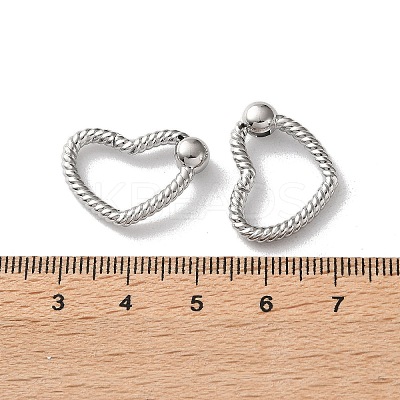304 Stainless Steel Spring Gate Clasps STAS-A193-02P-1