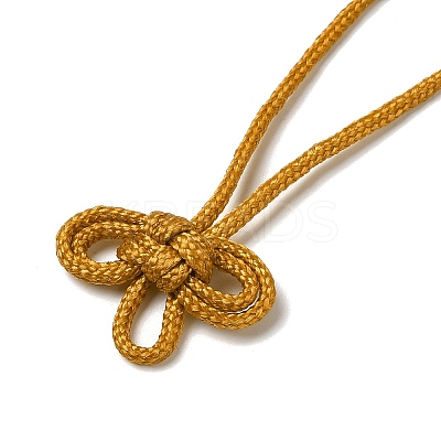 Nylon Lucky Knot Cord Amulet Yuki Pendant Decorations AJEW-NH0001-01C-1