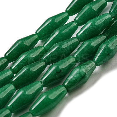 Natural White Jade(Dyed) Beads Strands G-A223-A07-01-1