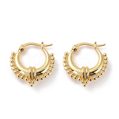 Chunky Small Huggie Hoop Earrings for Women EJEW-C002-24G-RS-1