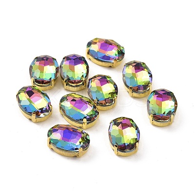 Oval Sew on Rhinestone DIY-E062-06G-A05-1