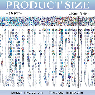 Polyester & PET Garment Accessory DIY-WH0678-121A-1