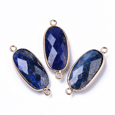 Natural Lapis Lazuli Links Connectors G-R472-03B-1