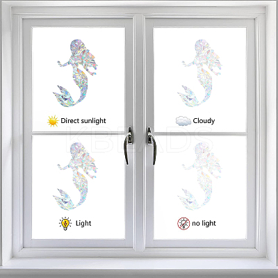 Waterproof PVC Laser No-Glue Stickers DIY-WH0304-221N-1