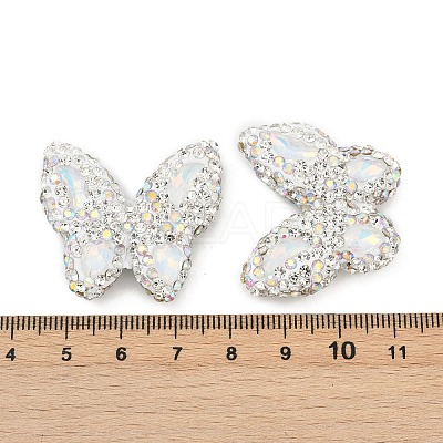 Handmade Polymer Clay Rhinestone Beads CLAY-NH0001-11A-1