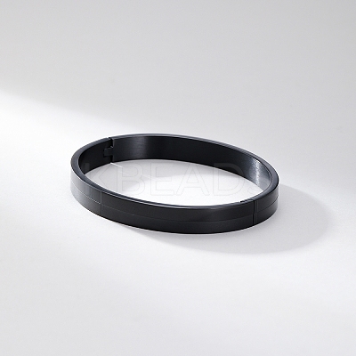 201 Stainless Steel Plain Bangles LH4419-3-1