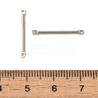 Non-Tarnish 304 Stainless Steel Connector Charms STAS-Q323-04E-P-1