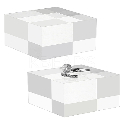 2Pcs Square Acrylic Chassis ODIS-OC0001-22A-1
