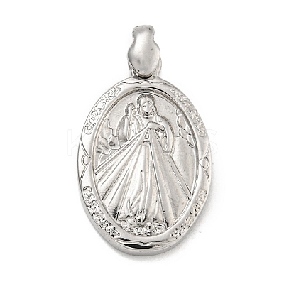 316 Surgical Stainless Steel Pendants STAS-E212-142AS-1