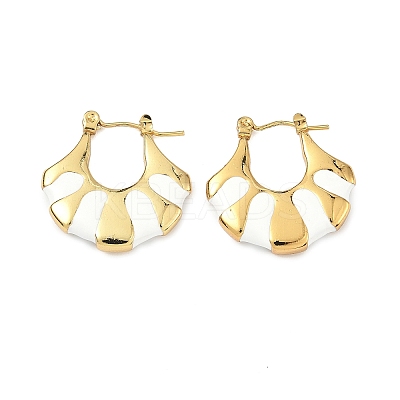 304 Stainless Steel Hoop Earrings EJEW-S267-02G-B-1