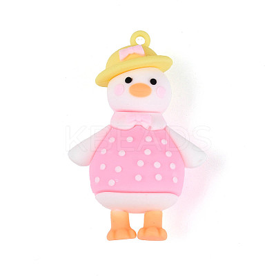 PVC Cartoon Duck Doll Pendants KY-C008-05-1
