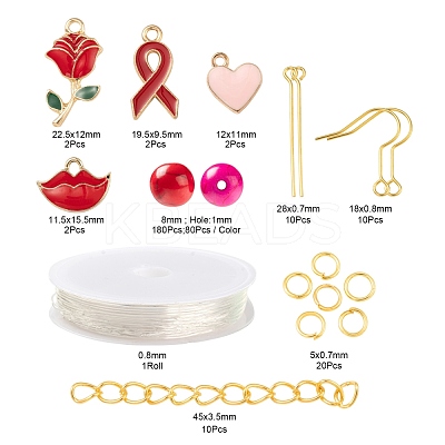 DIY Jewelry Set Making Kits for Valentine's Day DIY-LS0001-83-1