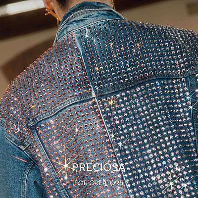 Preciosa® Crystal Hotfix Flatback Stones Y-PRC-HSS16-10330-1