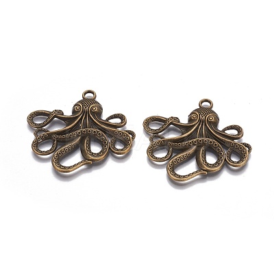Tibetan Style Alloy Big Pendants TIBEP-A15669-AB-NR-1