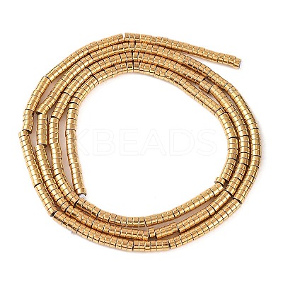 Electroplated Synthetic Non-magnetic Hematite Beads Strands G-H027-G01-01-1