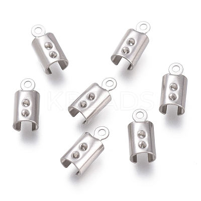 Tarnish Resistant 304 Stainless Steel Folding Crimp Ends STAS-O130-03D-1