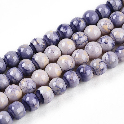Baking Paint Glass Beads X1-DGLA-N003-4mm-C08-1