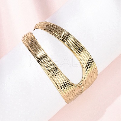 304 Stainless Steel Cuff Bangles for Women LS-BJEW-B150-02G-1