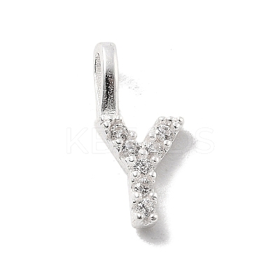 925 Sterling Silver with Cubic Zirconia Charms STER-Q004-01Y-S-1