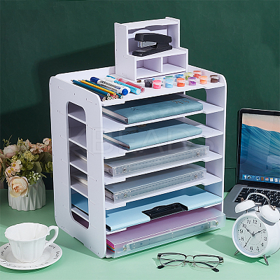 7-Layer PVC File Folder Holders ODIS-WH0099-101-1