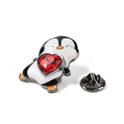 Zinc Alloy Rhinestone Brooches LS-JEWB-E037-02B-02-1