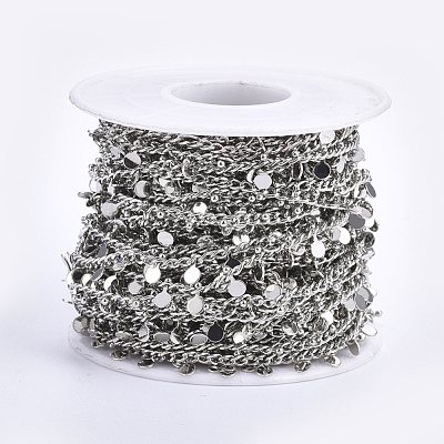 Handmade Brass Curb Chains CHC-E020-05P-1