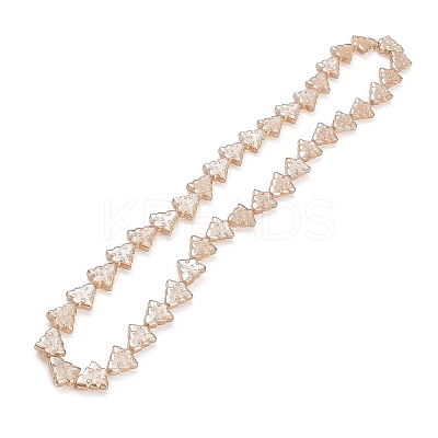 Electroplate Glass Beads Strands EGLA-C002-M-1
