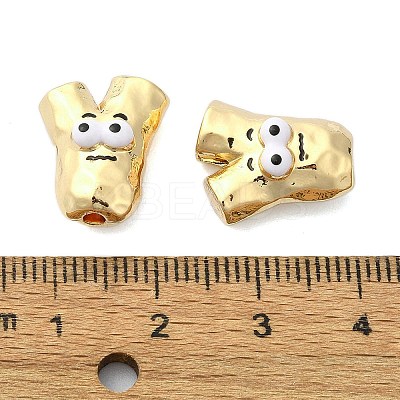 Rack Plating Alloy Enamel Beads PALLOY-Z004-04G-1