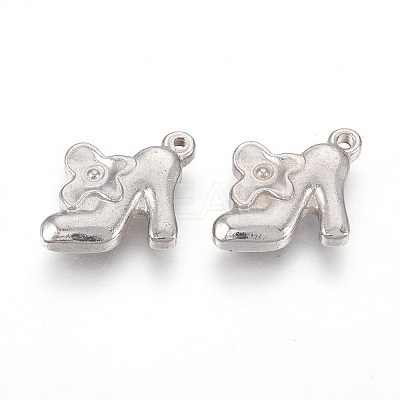 Tarnish Resistant 201 Stainless Steel Pendants STAS-O118-39P-1