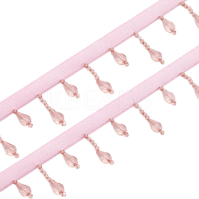 3 Yards Polyester Acrylic Beaded Trim OCOR-OC0001-88B-1