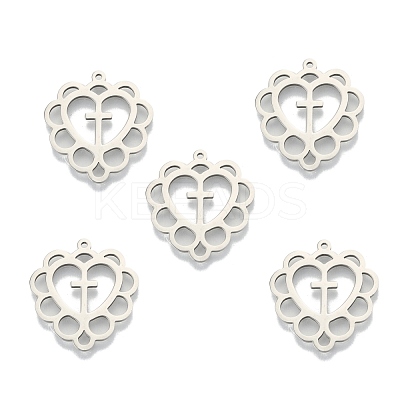 Non-Tarnish 201 Stainless Steel Pendants STAS-N098-102P-1