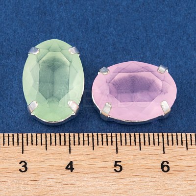 Oval Sew on Rhinestone GLAA-K069-06B-S-1