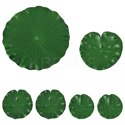 Artificial EVA Foam Lotus Leaf AJEW-SP0003-26D-1