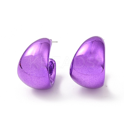 Arch Acrylic Stud Earrings EJEW-P251-30-1
