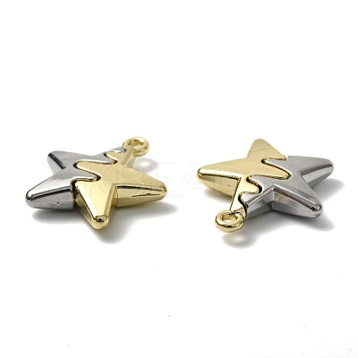Spray Painted Alloy Pendants FIND-I016-B01-1