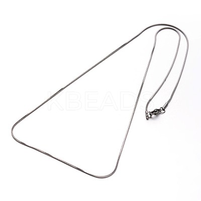 Tarnish Resistant 304 Stainless Steel Snake Chains Necklaces NJEW-O058-21P-1