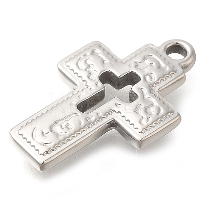 Anti-Tarnish 304 Stainless Steel Pendants STAS-P369-09P-1