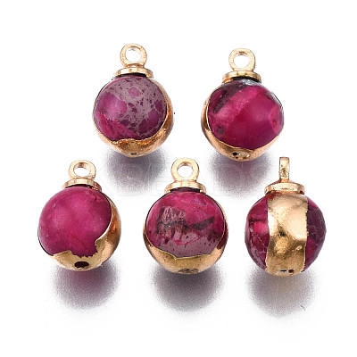 Natural Regalite/Imperial Jasper/Sea Sediment Jasper Charms G-T111-11E-1