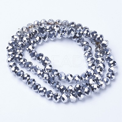 Electroplate Transparent Glass Beads Strands LS-EGLA-A034-T8mm-UA05-1