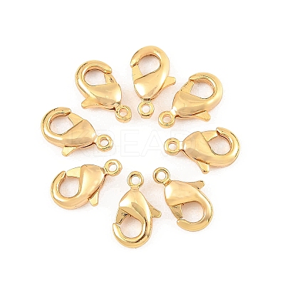 SHEGRACE Brass Lobster Claw Clasps XGR0009G-03G-1