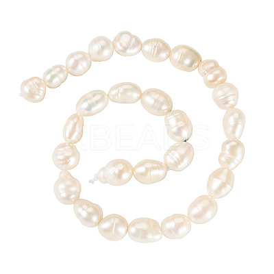 1 Strands Natural Baroque Pearl Keshi Pearl Beads Strands PEAR-TA0001-13-1